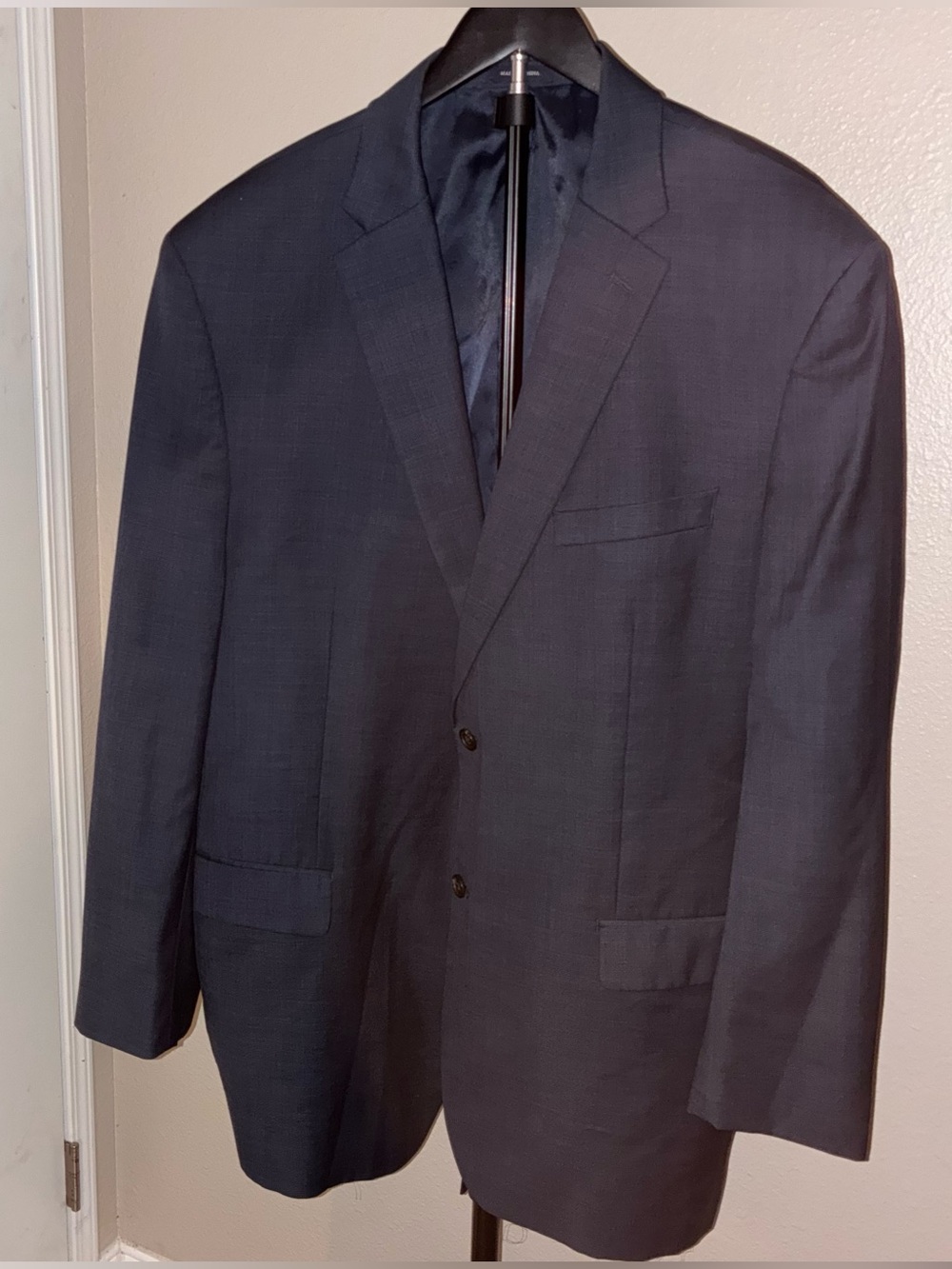 Ralph Lauren Dark Navy Mens Two-Button Sport Coat